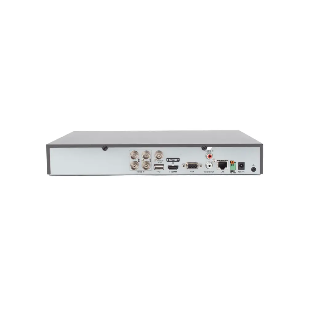 iDS-7204HUHI-M1/XT | DVR 4 Canales TURBOHD + 4 Canales IP / 8 Megapixel (4K) / Audio de dos vías por Coaxitron / ACUSENSE / Reconocimiento Facial