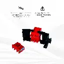 NJR6A-3601 | JACK CAT 6A UTP ROJO