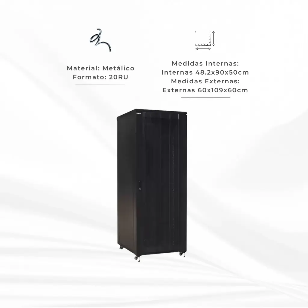NGBP-6020 | GABINETE DE PISO 60X60X20U (AXPXAL)