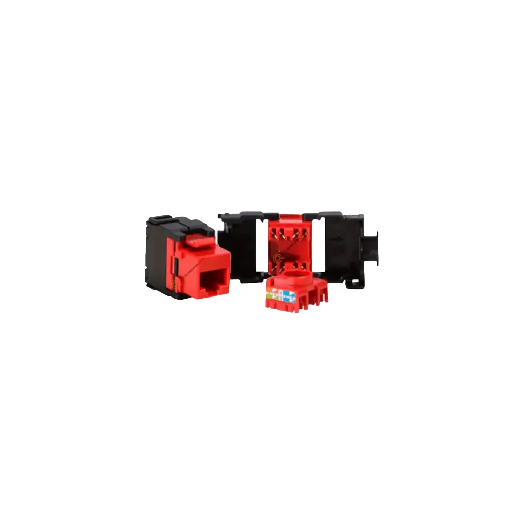 NJR5E-1500 | JACK CAT 5E UTP ROJO POWEST 