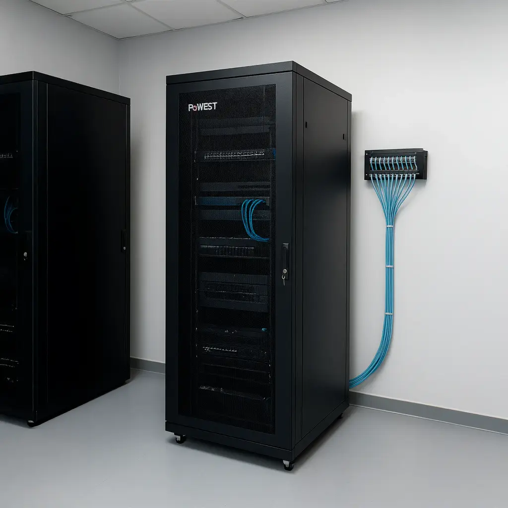 NGBP-6028 | GABINETE O RACK DE PISO 60X60X28U  28U (AXPXAL)