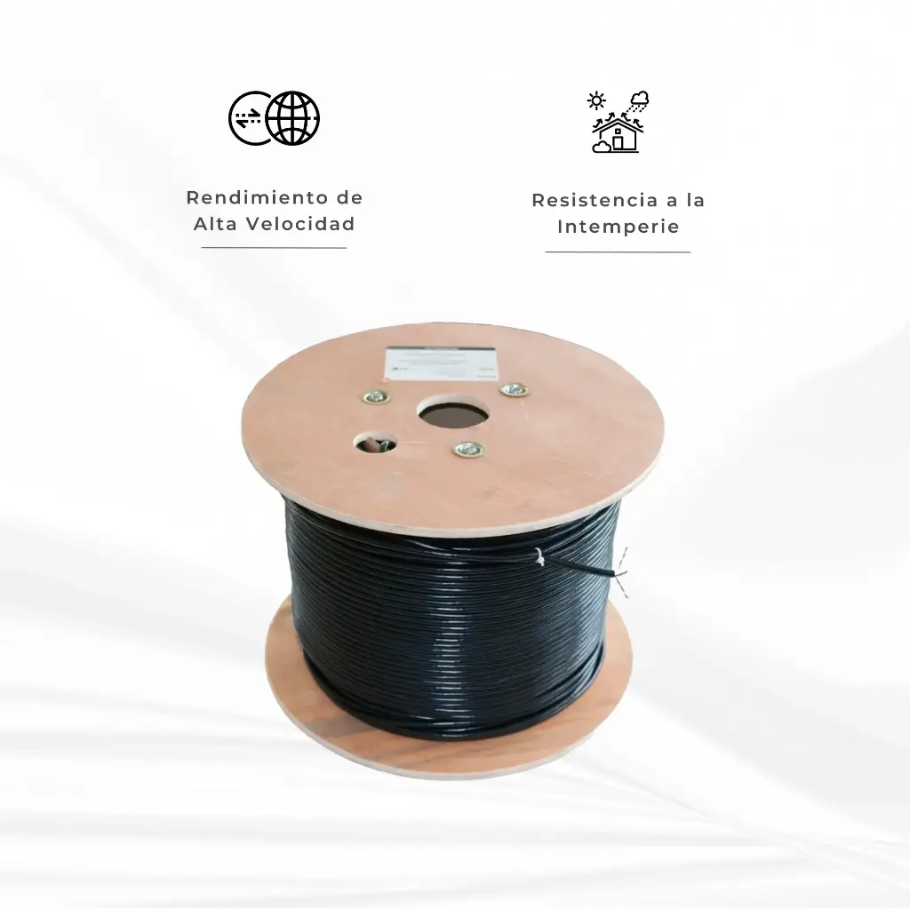 CABLE EXTERIOR CAT 5 POR 305 MTS 