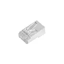 LPS-RJ45-CAT6-EZ | CONECTOR DE RED PLUG RJ45 CAT6 GOLD PLATED 3U CALIDAD EZ