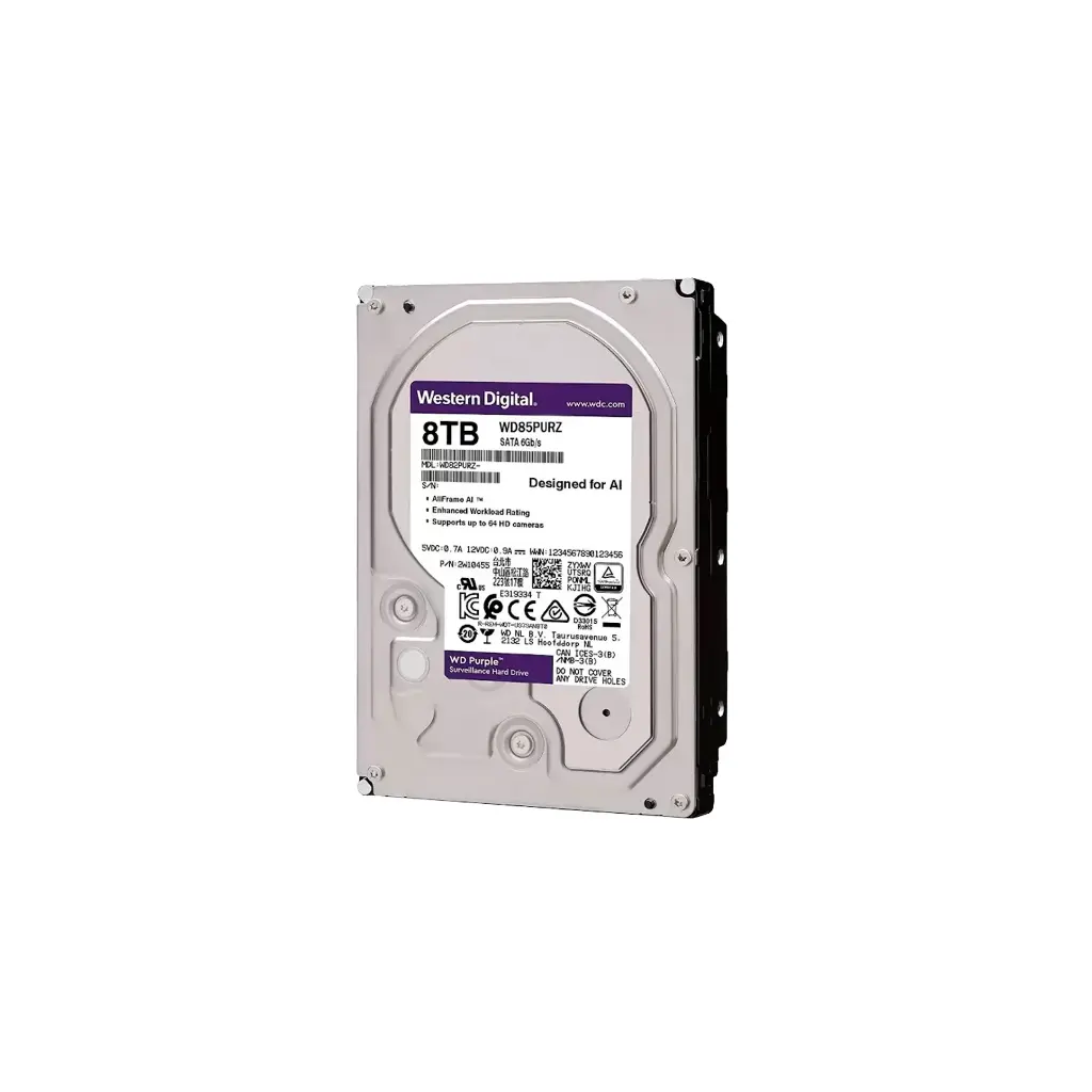 WD84PURZ | DISCO DURO 8TB 5640RPM VIDEO VILGILANCIA 