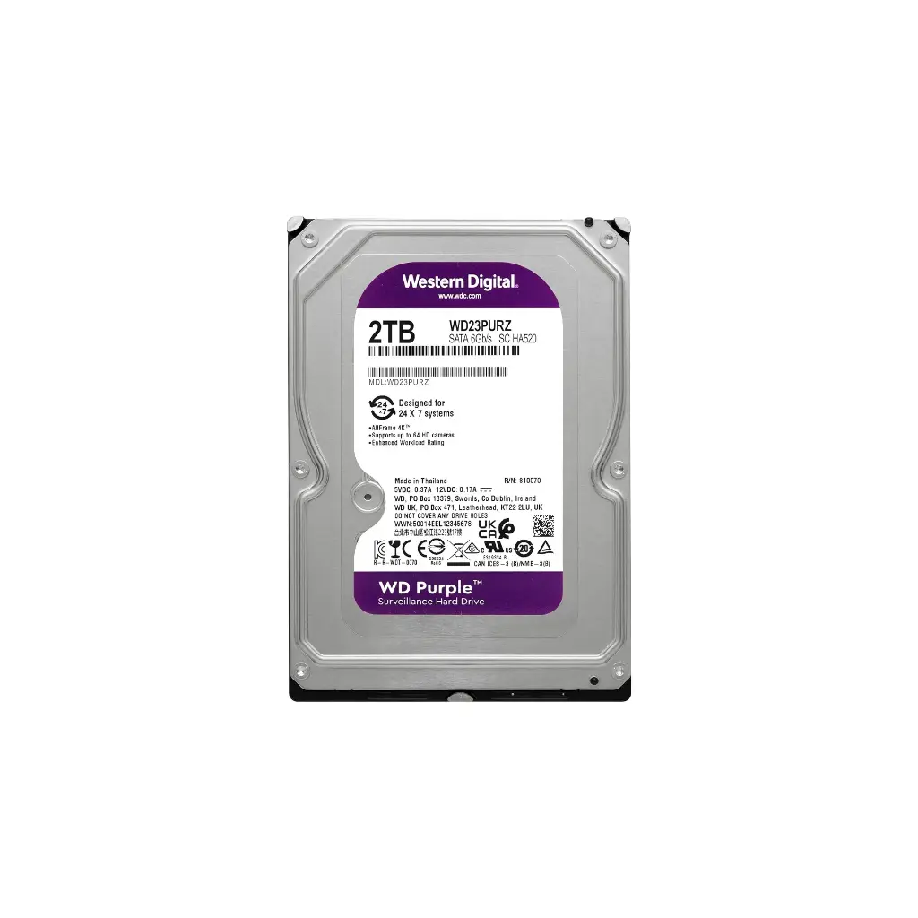 WD23PURZ | DISCO DURO 2TB PURPLE 5400RPM SATA