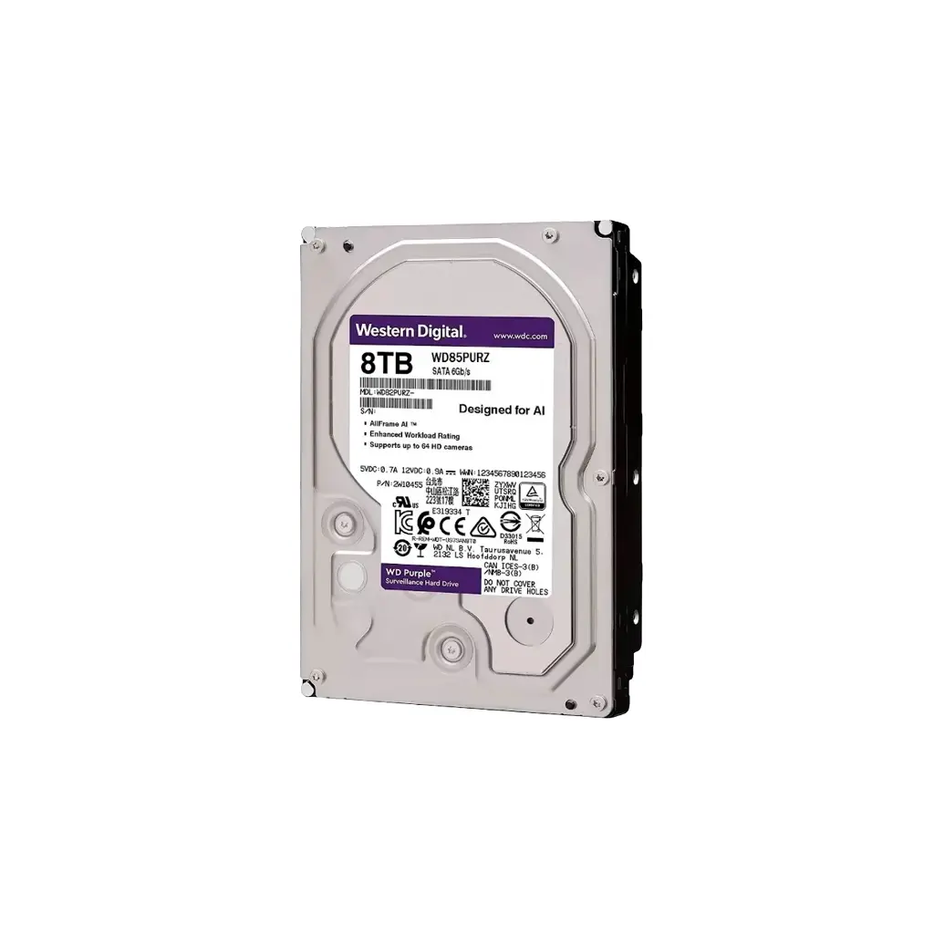 WD85PURZ   HDD 8TB 5640RPM P VIDEOVIGILANCIA