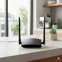 DS-3WR3N    Router Inalámbrico WISP en Banda 2.4 GHz / Hasta 300 Mbps / 4 Puertos 10/100 Mbps / 2 Antenas Omnidireccional de 5 dBi / Interior