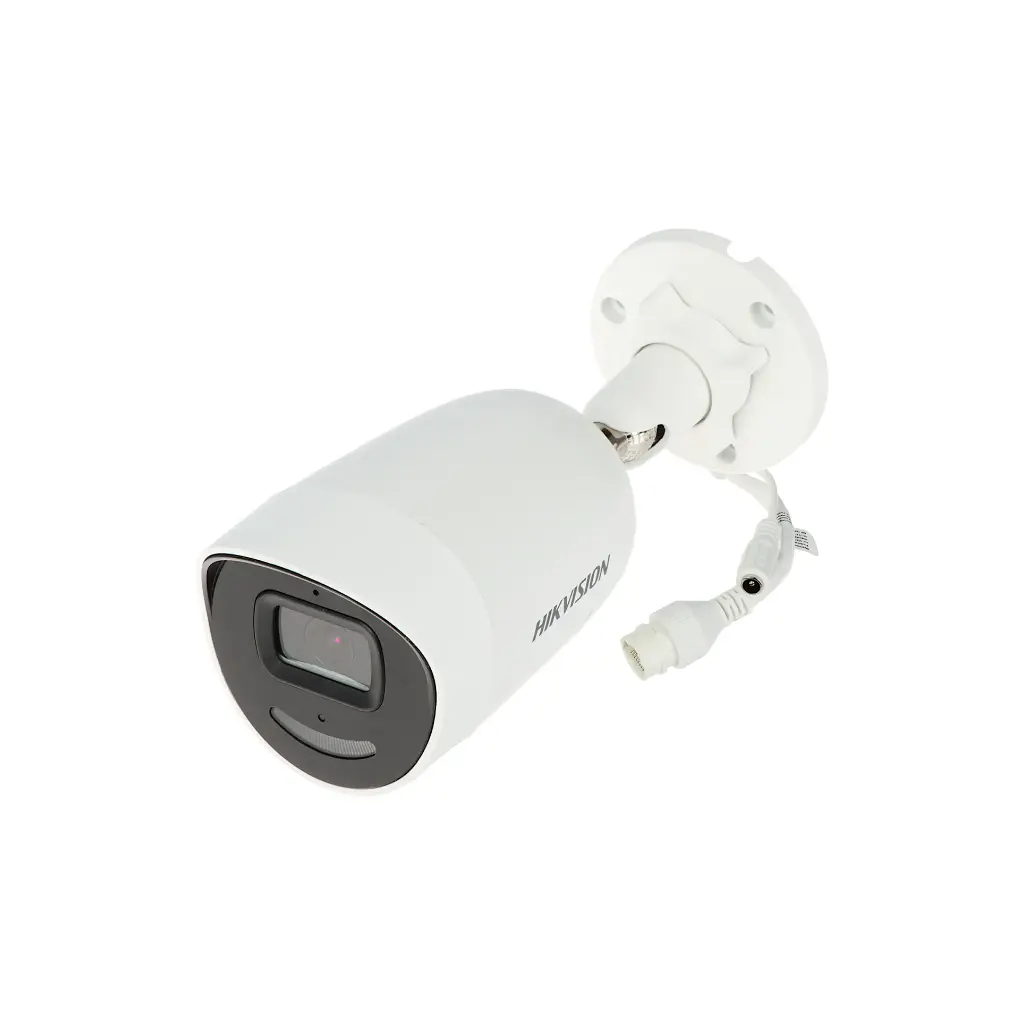 DS-2CD2046G2-IU/SL | Bala IP 4 Megapixel / Lente 2.8 mm / 40 mts IR EXIR / Exterior IP67 / WDR 120 dB / PoE / Micrófono Integrado / ACUSENSE (Evita Falsas Alarmas) / Metal / MicroSD / ONVIF / ACUSEARCH