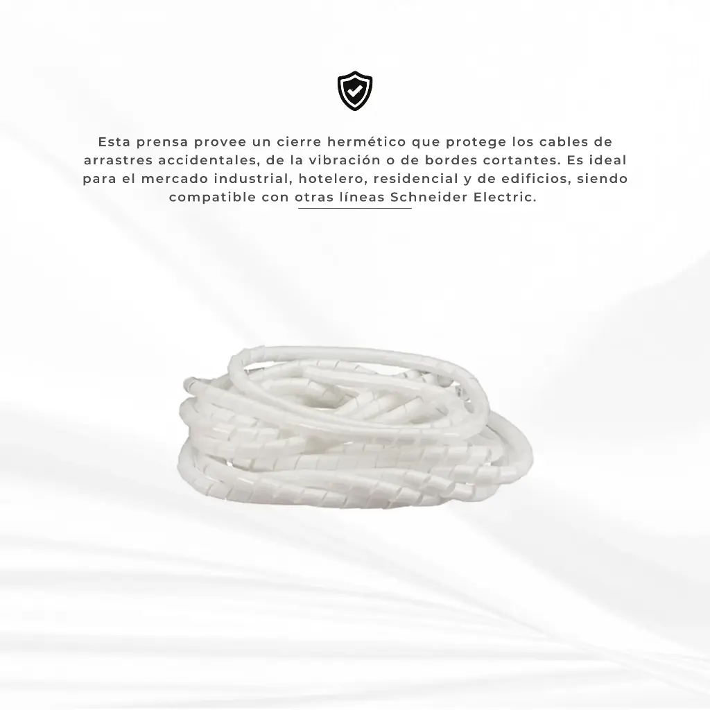 ESPIRAL BLANCO 25MM 