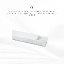 CANALETA BLANCA LISA 60X40 CON DIVISION 