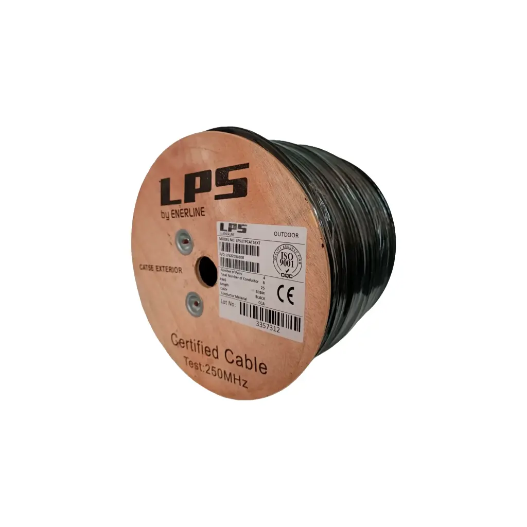 LPSUTPCAT5EXTBC | (NUEVO) CABLE UTP CATG 5 EXTERIOR LPS X 305MT