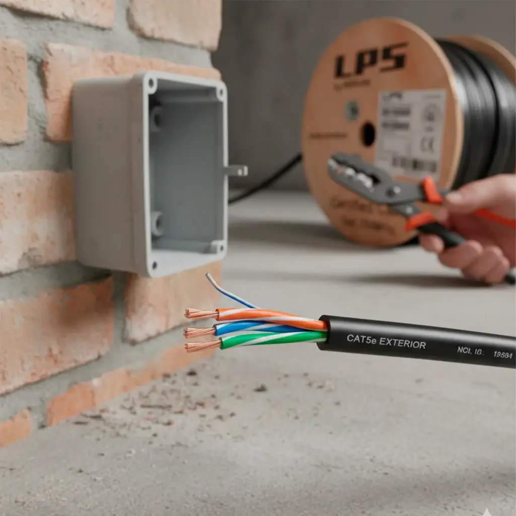 LPSUTPCAT5EXTBC | (NUEVO) CABLE UTP CATG 5 EXTERIOR LPS X 305MT