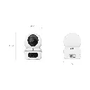 CS-TY7-R100-8G44WF   -  Dual 2K+ resolución Sensor de Imagen: CMOS de escaneo progresivo de 1/3” Velocidad de Obturación: Obturador auto adaptativo Lente Fija: 2.8 mm @ F1.6, ángulo de visión: 108° (diagonal), 92° (horizontal), 50° (vertical) Lente PT: 6 mm @ F1.6, ángulo de visión: 60° (diagonal), 51° (horizontal), 28° (vertical) Montura del Lente: M12 Día y Noche: Filtro de paso infrarrojo con cambio automático Reducción de Ruido (DNR): Reducción digital de ruido 3D Rango Dinámico Amplio (WDR): Rango dinámico amplio digita)