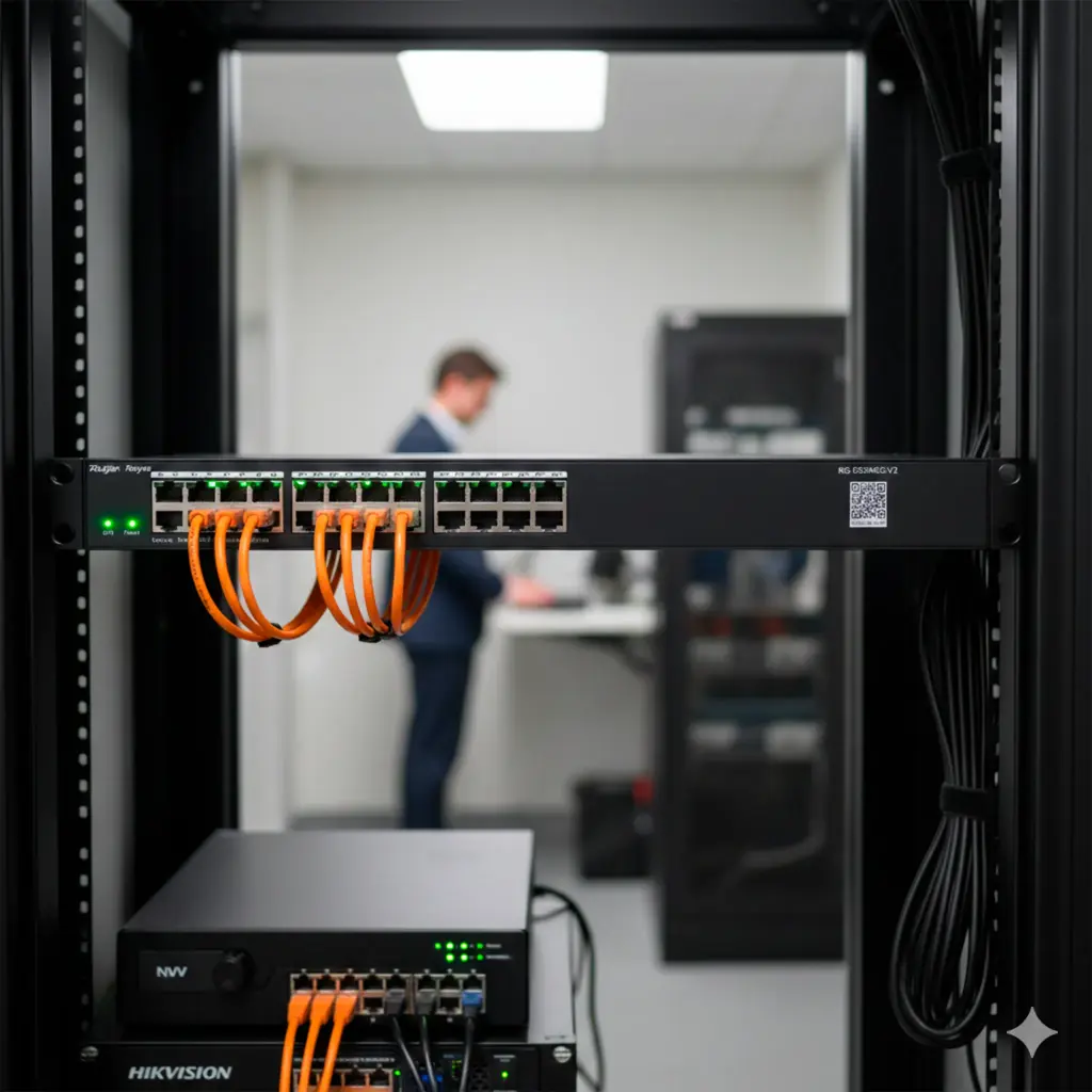 RG-ES224GC-V2 | Switch Administrable 24 puertos Gigabit, gestión gratuita desde la nube