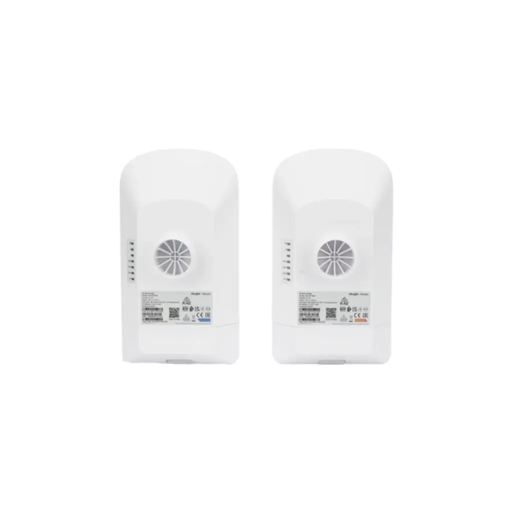 RG-EST350G | Kit completo Punto a Punto Pre-Configurado hasta 1 Km listos para enlazar, administrable en la Nube, Banda 5Ghz AC WAVE2 MU-MIMO 2X2, Puertos 100/1000
