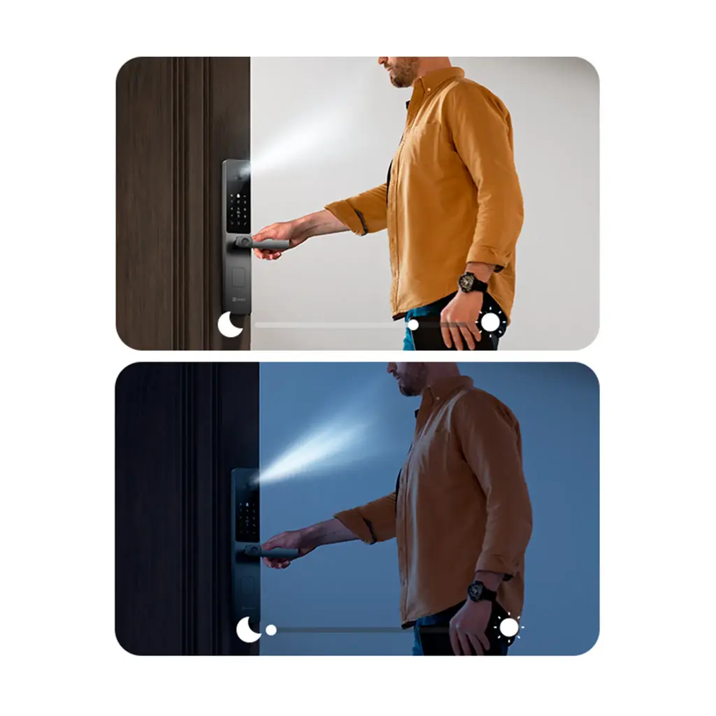 CS-DL20FVS-R201-WBP-GR | Face Recognition & Palm Vein Handheld Smart Lock