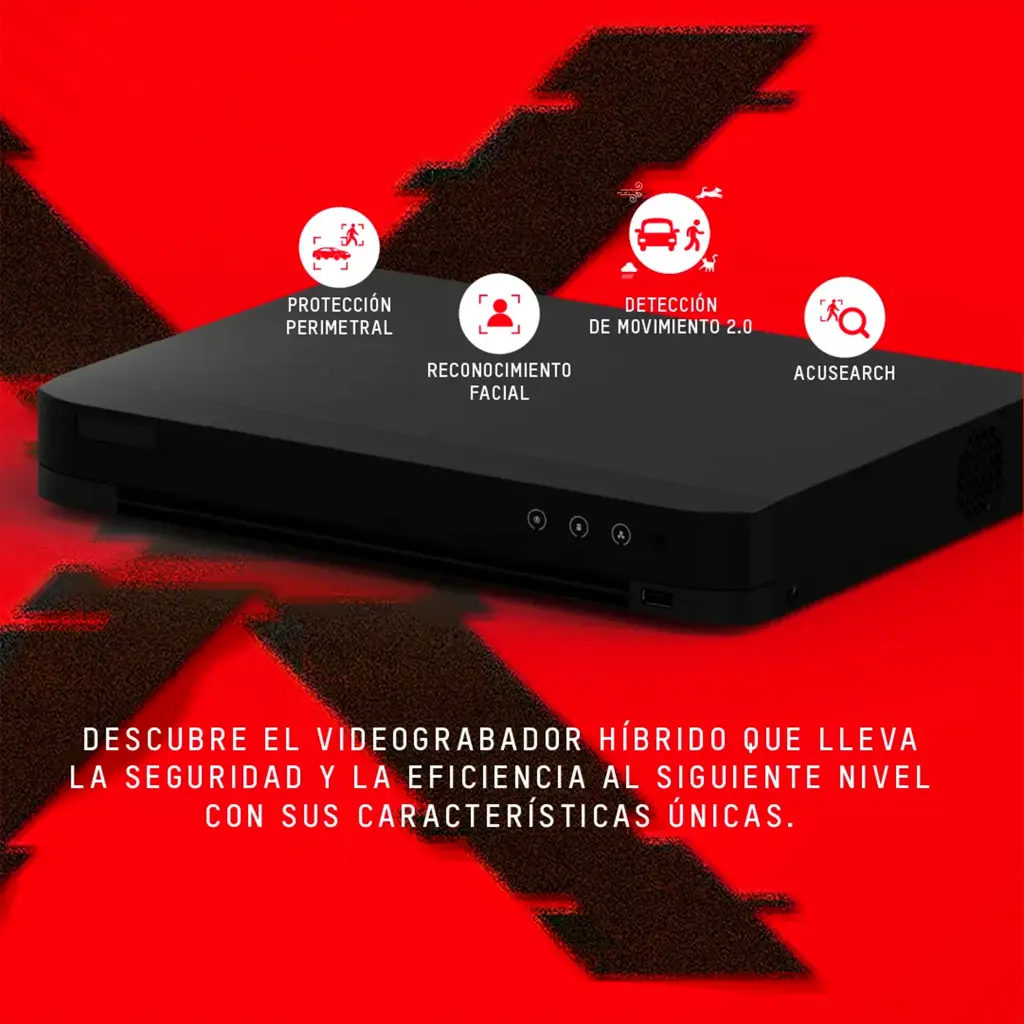 iDS-7208HQHI-M2/XT | DVR 8CH HIKVISION ACUSENSE 3K/5MP LITE 2SATA (IDS-7208HQHI-M2/XT)