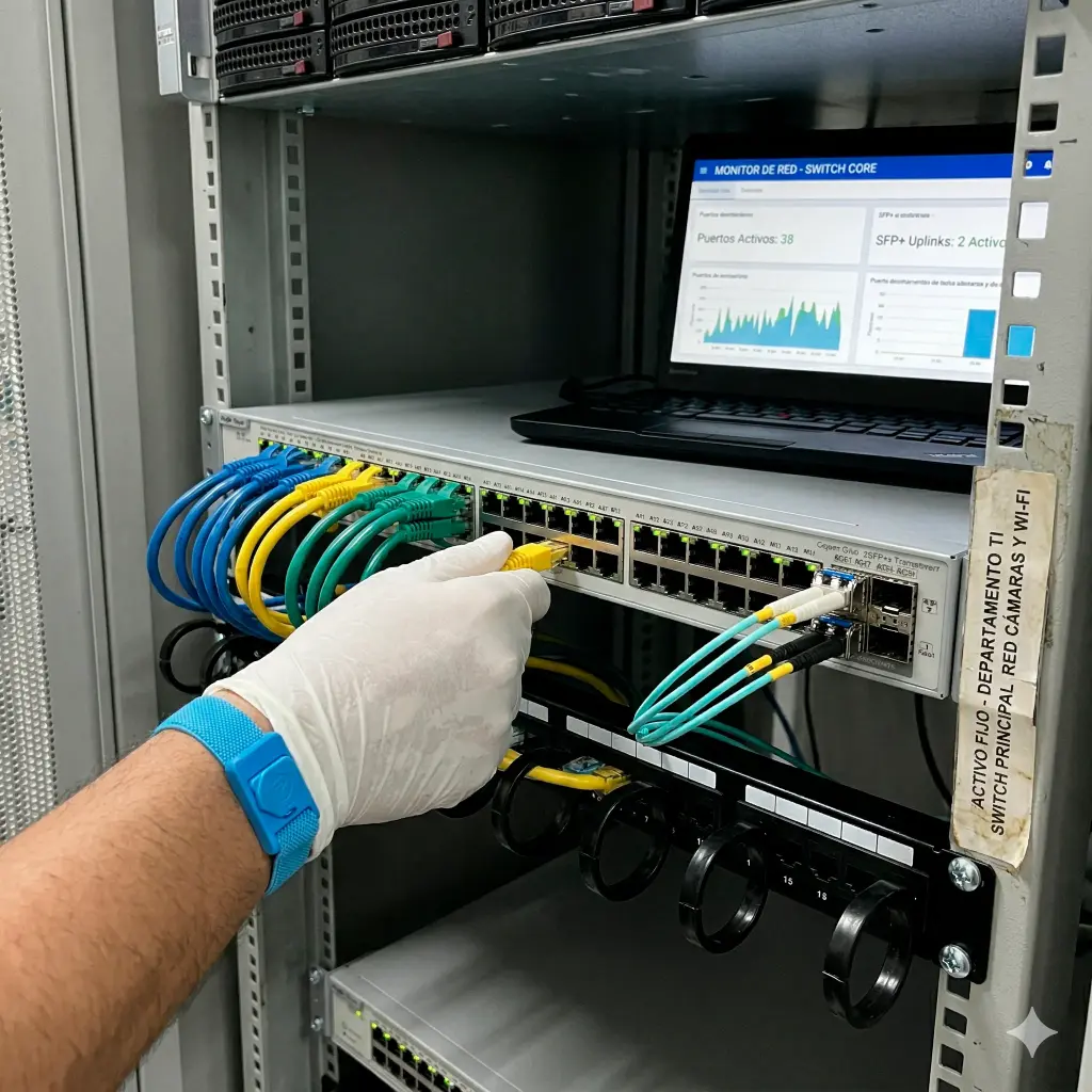 RG-NBS5200-48GT4XS-UP | Switch PoE de Capa 3 de 48 Puertos Gigabit, 4 SFP+ Uplink