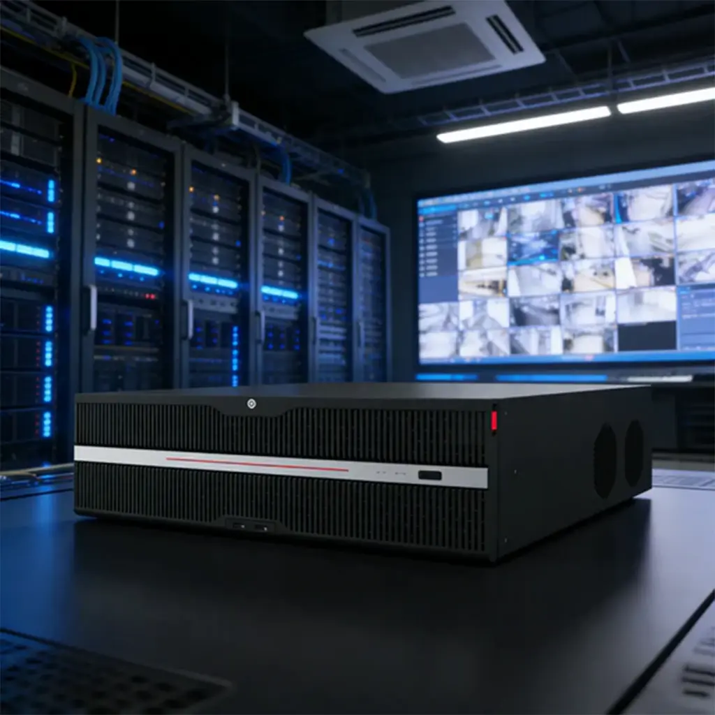 iDS-9664NXI-M8/X NVR HIKVISION 64 CANALES 8 BAHIAS DE DISCO DU RO ACUSENSE