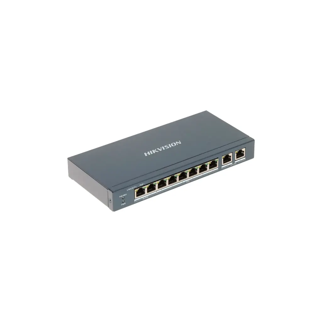 DS-3E1310P-EI/M | 8 PORT FAST ETHERNET SMART POE SWITCH