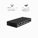 RG-ES208GC | Switch Administrable con 8 Puertos Gigabit, Reconocimiento de Cámara IP