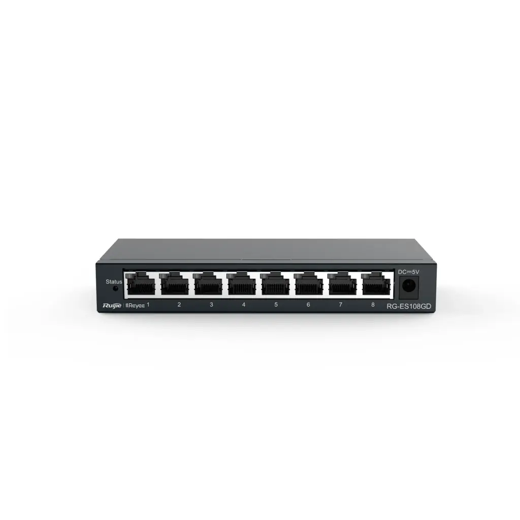RG-ES108GD | Switch No Administrable Sin PoE de 8 puertos 10/100/1000Mbps