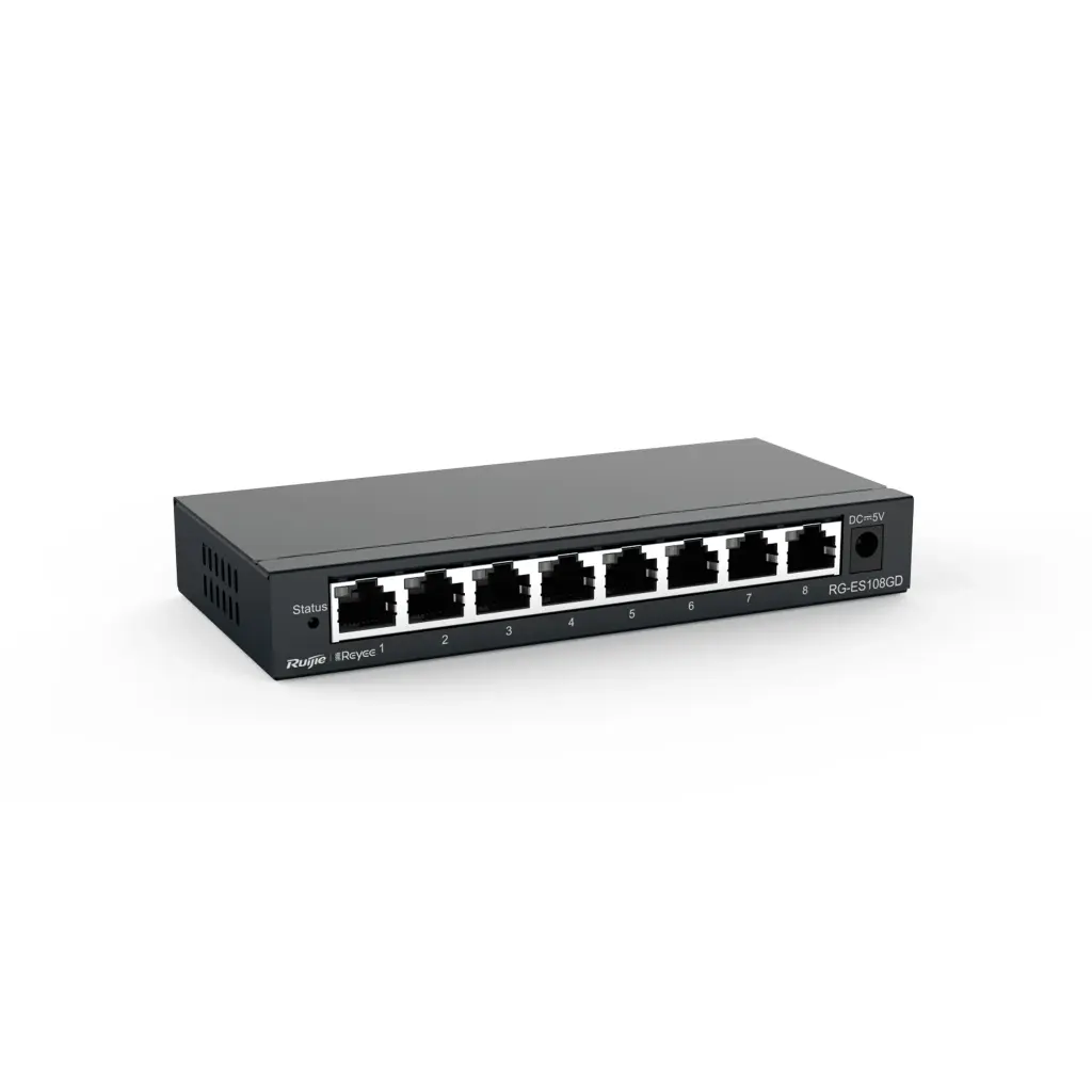 RG-ES108GD | Switch No Administrable Sin PoE de 8 puertos 10/100/1000Mbps
