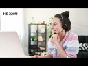HS-220U | DIADEMA GENIUS CON AUDÍFONO USB NEGRO