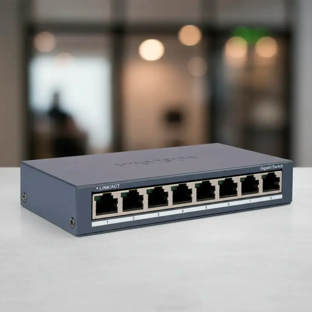 DS-3E0508-O | Switch Gigabit de 8 puertos