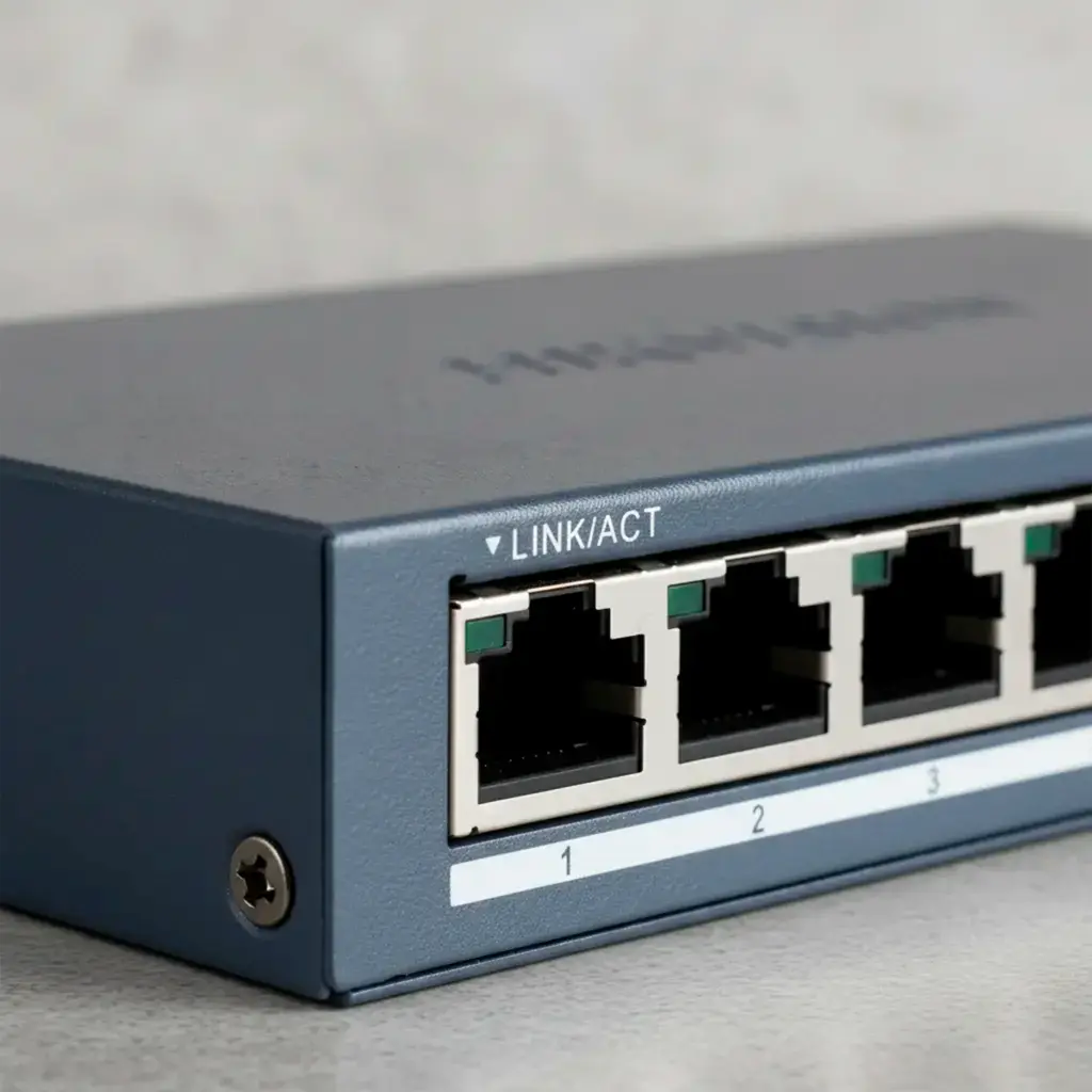 DS-3E0508-O | Switch Gigabit de 8 puertos