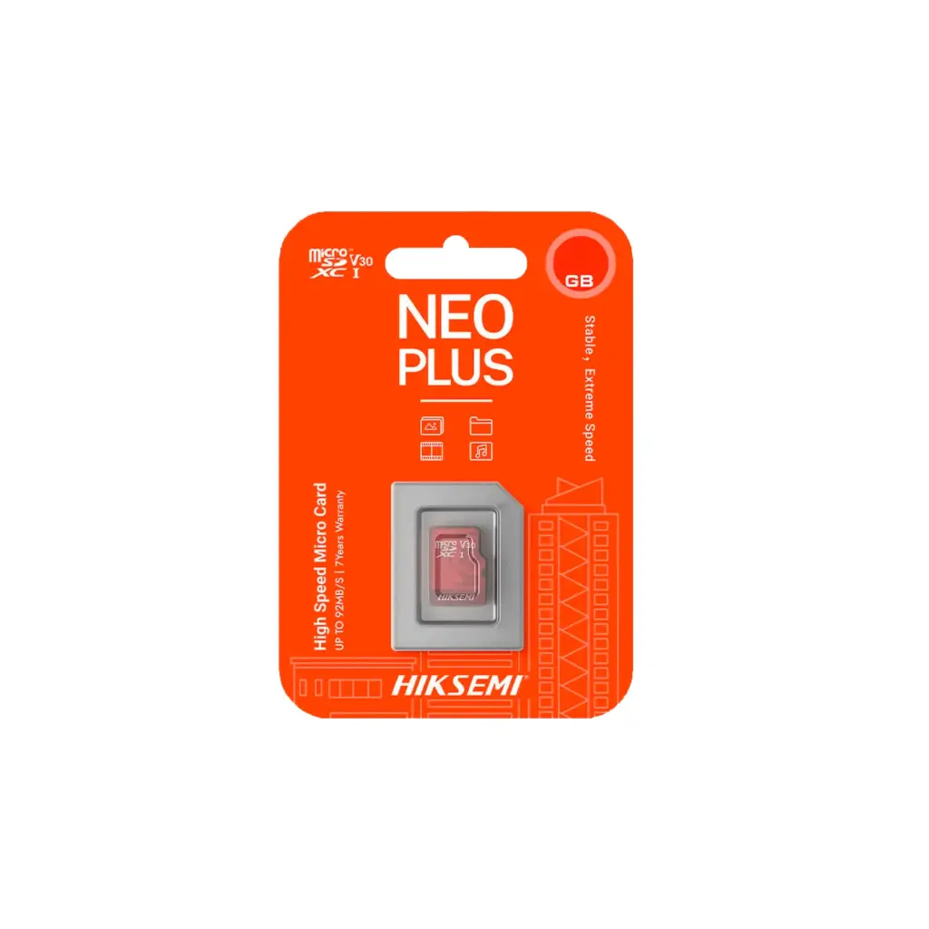 HS-TF-E1(STD)/MEMORIA MICRO SD 64G/NEO PLUS/W  HIKVISION