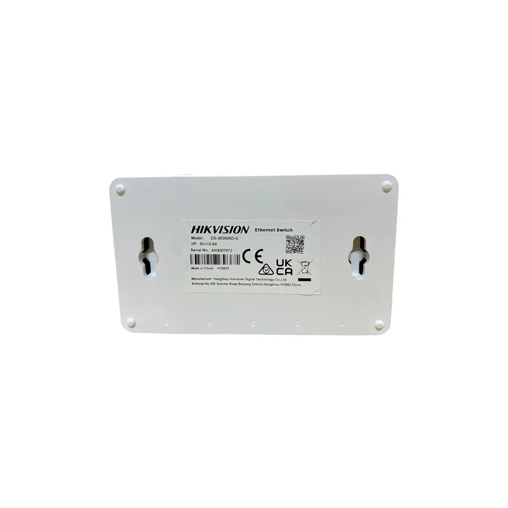 DS-3E0505D-O | Switch Compacto 5 puertos Gigabit 10/100/1000 HIKVISION