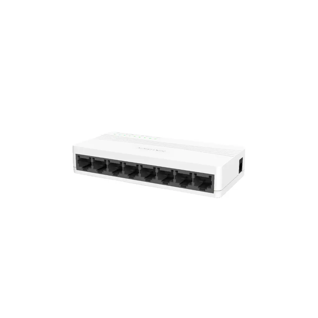 DS-3E0108D-O | Switch No Administrable de Escritorio de 8 Puertos / Fast Ethernet 10 / 100 Mbps