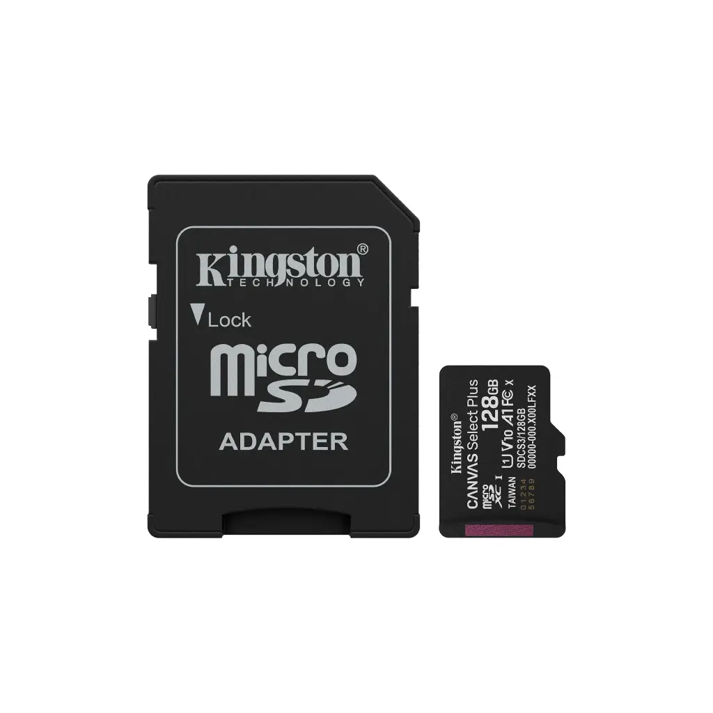 SDCS3/128GB | MICRO SD 128G CANVAS SELECT  PLUS GEN 3 KINGSTON