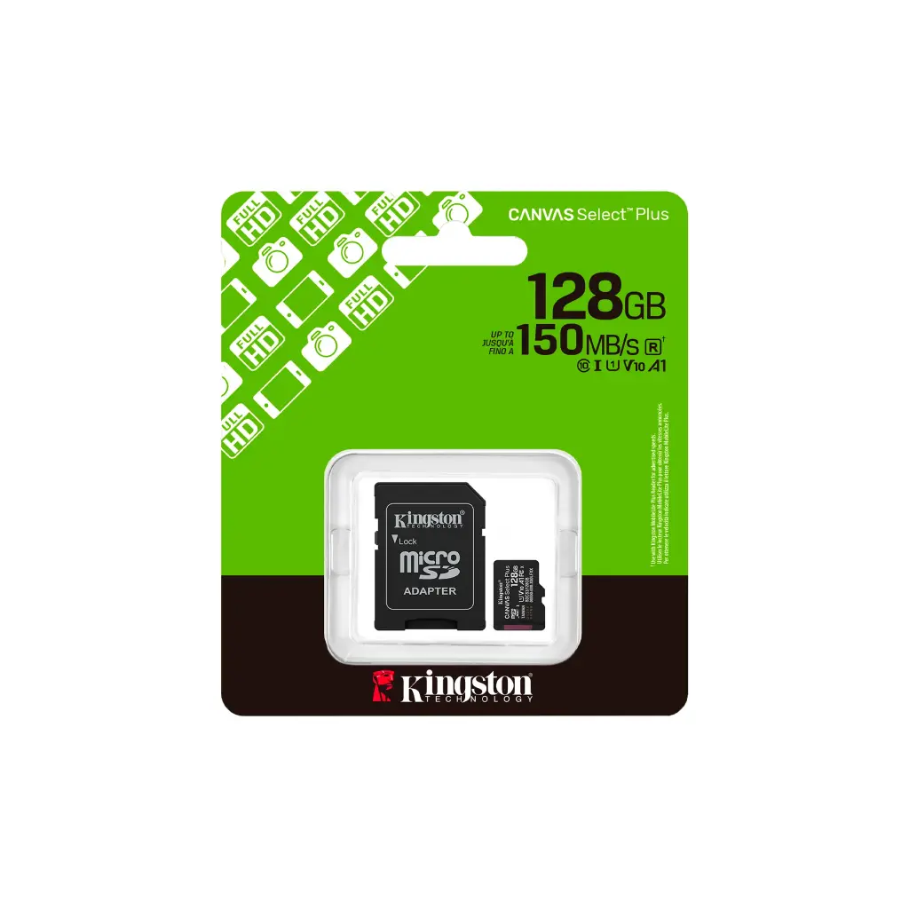 SDCS3/128GB | MICRO SD 128G CANVAS SELECT  PLUS GEN 3 KINGSTON