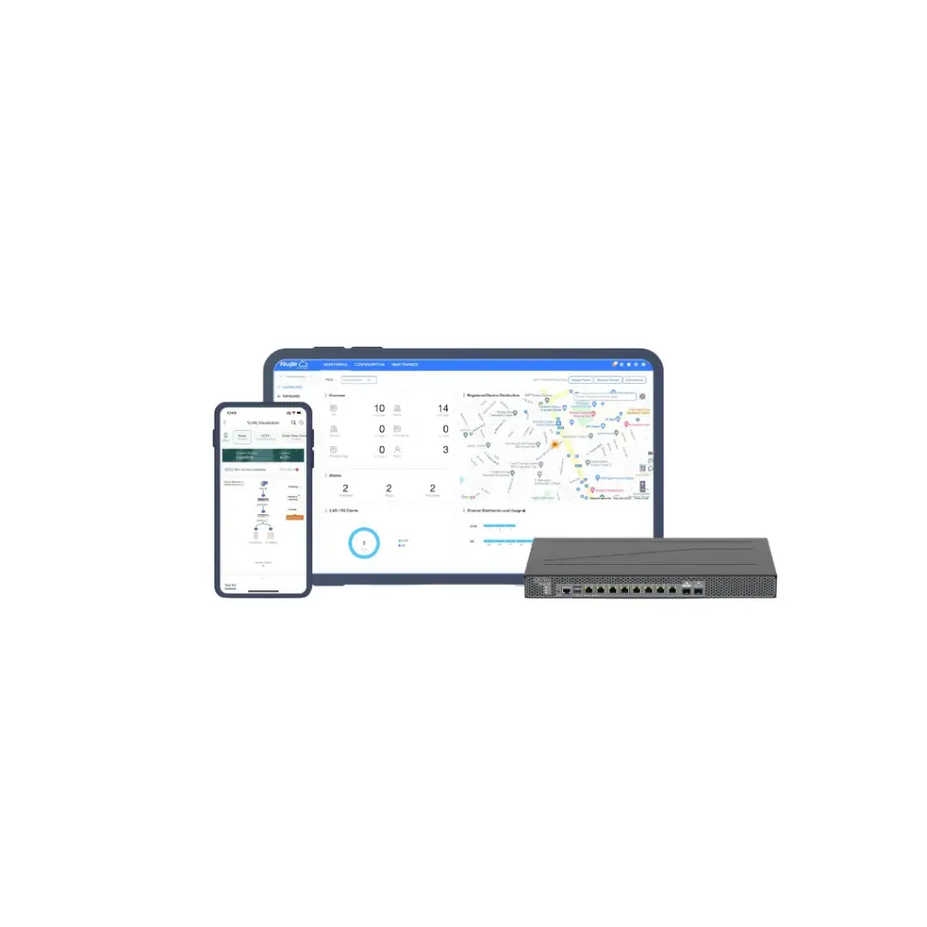 RG-WALL1600-Z3200-S | FIREWALL 8 PUERTOS GIGABIT ETHERNET + 1 PUERTO SFP 10  GIGABIT 1RU INCLUYE FUENTE DE  ALIMENTACION RUIJIE + LICENCIA PARA FIREWALL AUTORIZACION DEL  PAQUETE DE FUNCIONES DE FIREWALL RUIJIE
