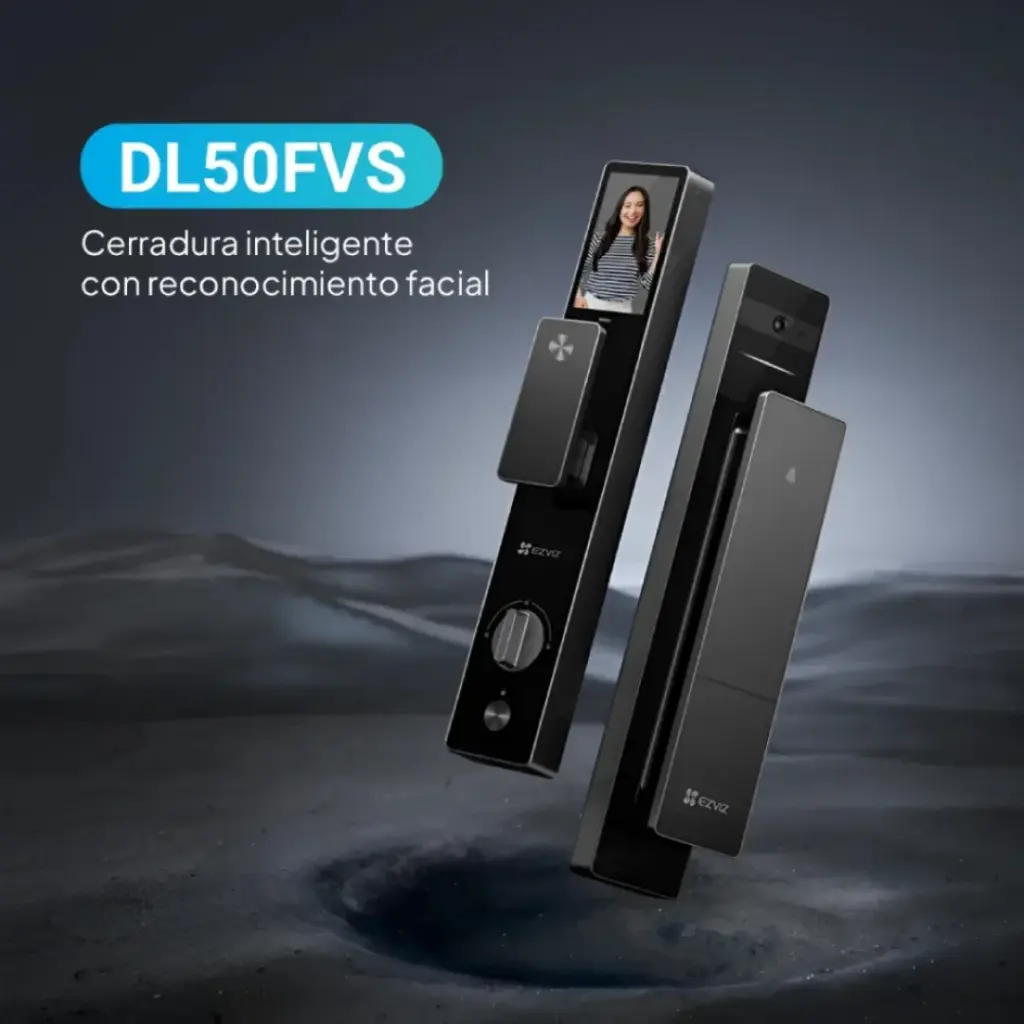 CS-DL50FVS-R200-WBP-GR | Cerradura Inteligente WIFI EZVIZ CS-DL05-R200-WBCP-GR