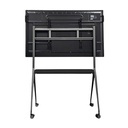 DS-D5ABKY2-S | MONTAJE DE PISO MOVIL PARA PANTALLAS DE 55 HASTA 75 PULGADAS