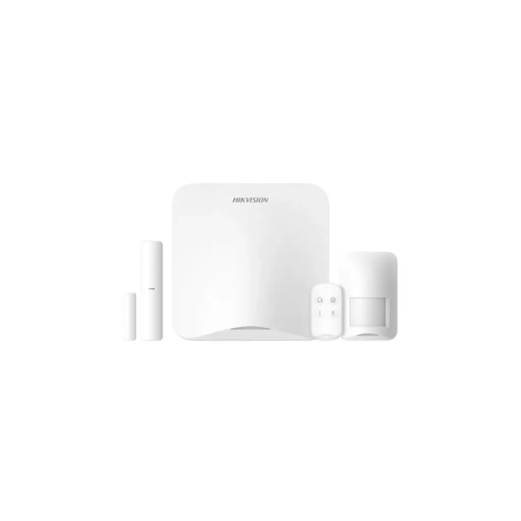 DS-PA201P-Kit-16WB | Kit de Panel de Alarma Inalámbrico de Hikvision. Soporta 16 Zonas. Incluye Batería de respaldo