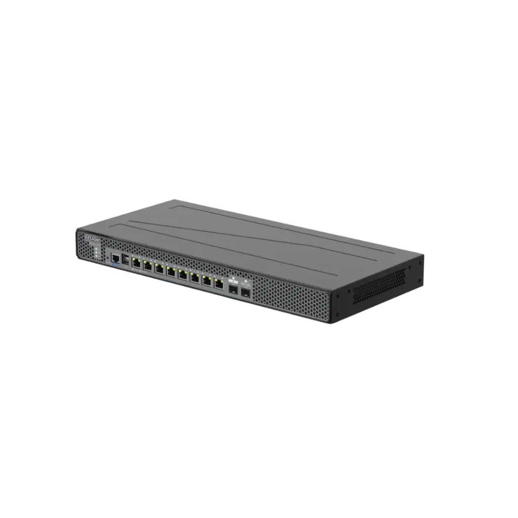RG-WALL1600-Z3200-S | FIREWALL 8 PUERTOS GIGABIT ETHERNET + 1 PUERTO SFP 10  GIGABIT 1RU INCLUYE FUENTE DE  ALIMENTACION RUIJIE + LICENCIA PARA FIREWALL AUTORIZACION DEL  PAQUETE DE FUNCIONES DE FIREWALL RUIJIE
