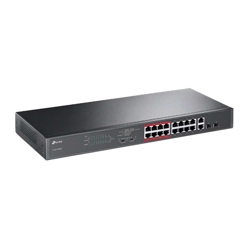 TL-SL1218P | SWITCH 16 PUERTOS MONTAJE EN RACK 10/100