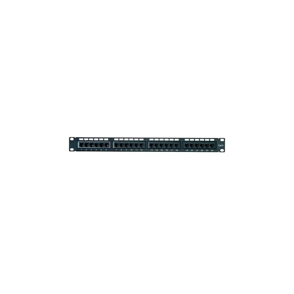 PATCH PANEL CAT 6 24 PUERTOS 1U