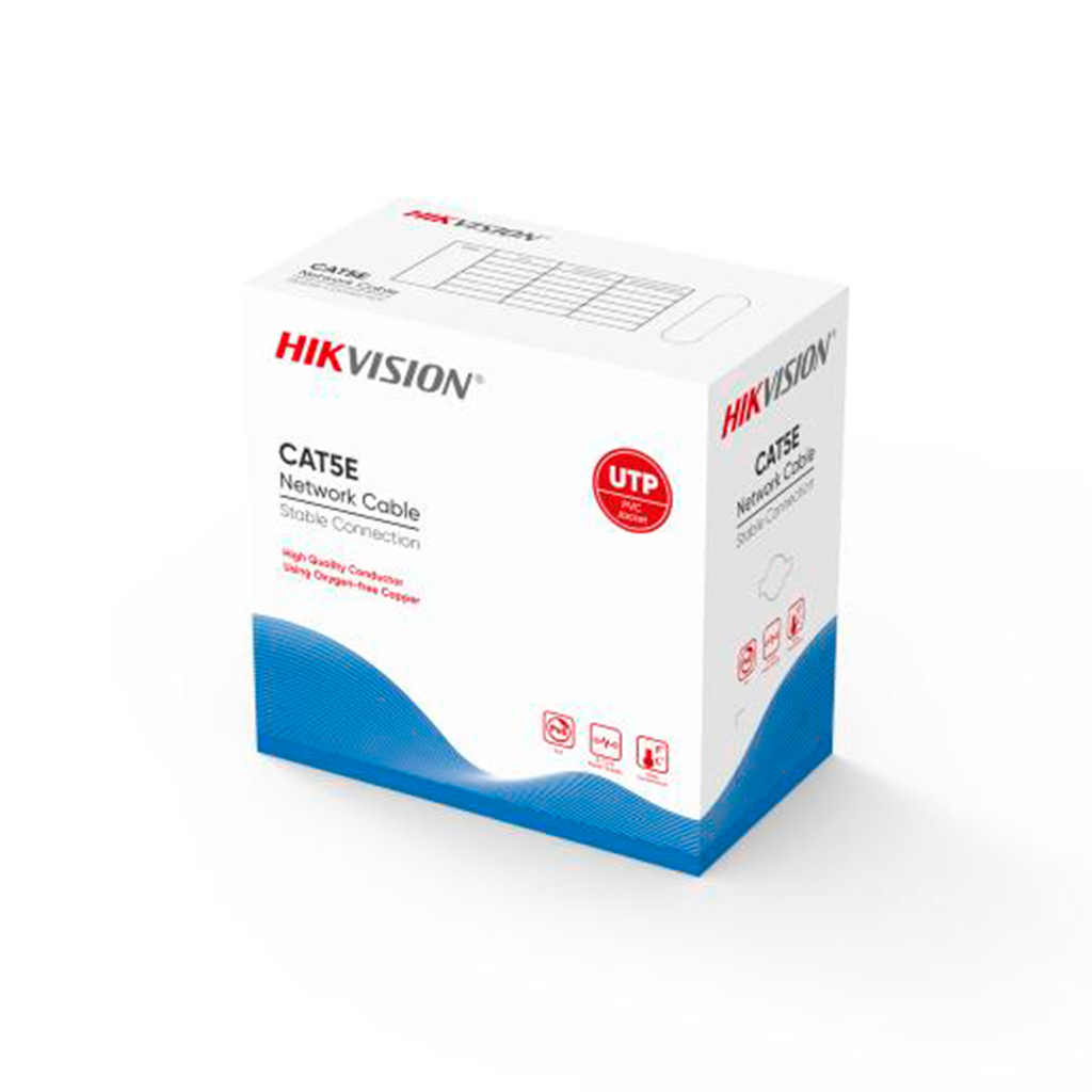 CABLE UTP CAT5 305M UL COBRE  HIKVISION