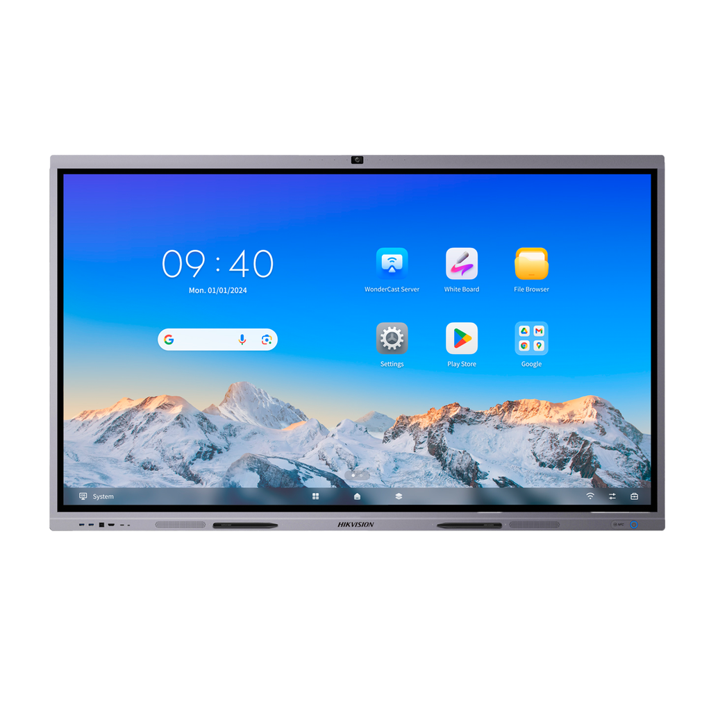 DS-D5C75RB/B | PANTALLA INTERACTIVA 75" 4K CON CÁMARA INCLUIDA