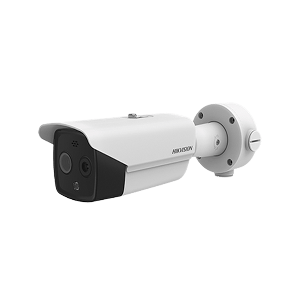 DS-2TD2617-10/QA | CÁMARA IP DUAL TÉRMICA 9.7MM 4MP CON DETECCIÓN DE PERSONAS A 285 MTS Y DETECCIÓN DE TEMPERATURA