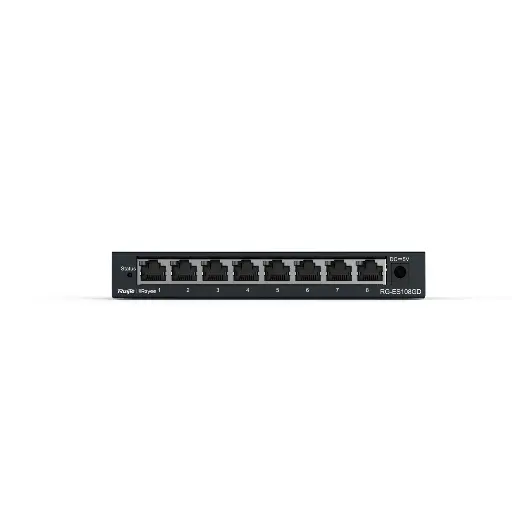 RG-ES108GD | Switch No Administrable Sin PoE de 8 puertos 10/100/1000Mbps
